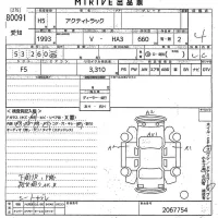 Honda ACTY TRUCK лот № 80091 оценка 4  с аукциона в Японии 8