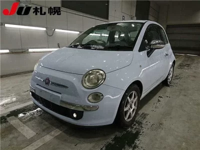 Fiat 500  с аукциона в Японии