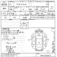 Honda ACTY TRUCK лот № 80109 оценка R  с аукциона в Японии 8