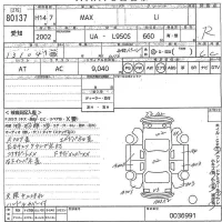 Daihatsu MAX лот № 80137 оценка R  с аукциона в Японии 10