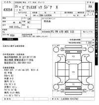 Toyota PIXIS EPOCH лот № 43054 оценка RA  с аукциона в Японии 10