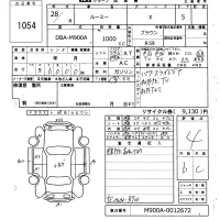 Toyota ROOMY лот № 1054 оценка 4  с аукциона в Японии 6