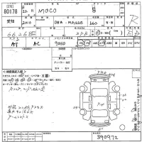Nissan MOCO лот № 80178 оценка R  с аукциона в Японии 10