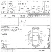 Honda ZEST лот № 80213 оценка 3.5  с аукциона в Японии 10