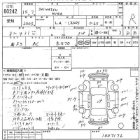 Daihatsu MIRA лот № 80242 оценка R  с аукциона в Японии 10