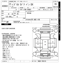 Mitsubishi DELICA лот № 43083 оценка RA  с аукциона в Японии 10