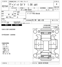 Toyota PASSO лот № 2154 оценка 4  с аукциона в Японии 6