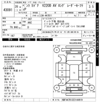 Mercedes-Benz V CLASS лот № 43091 оценка 3.5  с аукциона в Японии 10