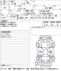 Nissan DAYZ лот № 3009 оценка 3.5  с аукциона в Японии 5