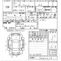 Honda FIT лот № 126 оценка 3.5  с аукциона в Японии 6