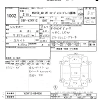 Nissan AD лот № 1002 оценка 3.5  с аукциона в Японии 9