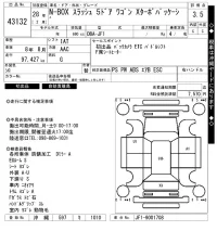 Honda N BOX SLASH лот № 43132 оценка 3.5  с аукциона в Японии 10