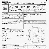 Daihatsu Atrai Wagon лот № 8314 оценка R  с аукциона в Японии 7