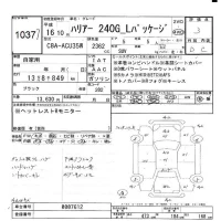 Toyota HARRIER лот № 1037 оценка 3  с аукциона в Японии 9