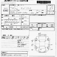Subaru SAMBAR лот № 8362 оценка 3.5  с аукциона в Японии 7