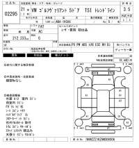 Volkswagen GOLF VARIANT лот № 2295 оценка 3.5  с аукциона в Японии 6