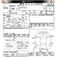 Mitsubishi EK X лот № 7069 оценка R  с аукциона в Японии 8