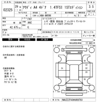 Audi A4 лот № 2325 оценка 3.5  с аукциона в Японии 6