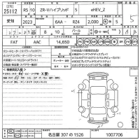 Honda ZR-V лот № 25112 оценка 5  с аукциона в Японии 10
