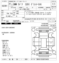 BMW 3-Series лот № 2391 оценка 4.5  с аукциона в Японии 6