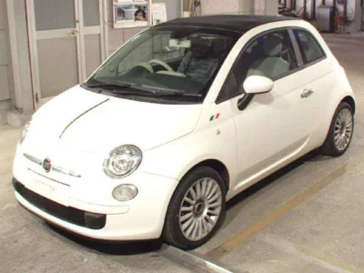 Fiat 500C  с аукциона в Японии