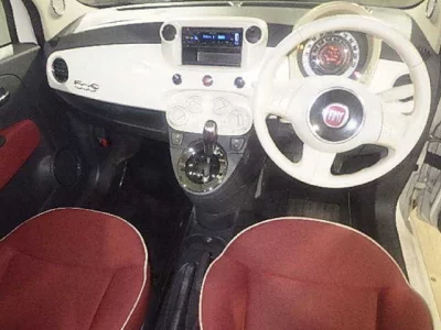 Fiat 500C  с аукциона в Японии