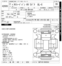 Toyota SUCCEED лот № 42009 оценка RB  с аукциона в Японии 10
