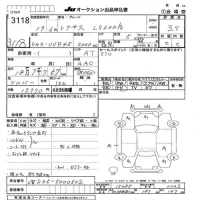 Lexus LS лот № 3118 оценка 3.5  с аукциона в Японии 9