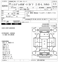 Subaru IMPREZA лот № 2418 оценка 3.5  с аукциона в Японии 6
