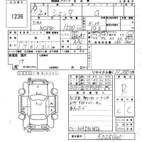 Toyota SIENTA лот № 1236 оценка R  с аукциона в Японии 6