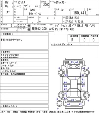 Nissan LAFESTA лот № 8557 оценка R  с аукциона в Японии 5