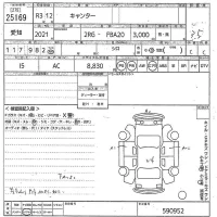 Mitsubishi CANTER лот № 25169 оценка 3.5  с аукциона в Японии 8
