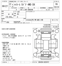 Toyota HIACE VAN лот № 6127 оценка RA  с аукциона в Японии 5
