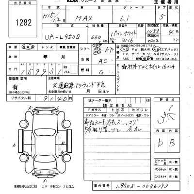 Daihatsu MAX  с аукциона в Японии
