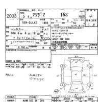 Mazda MAZDA2 лот № 2003 оценка 4  с аукциона в Японии 11