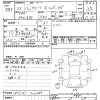 Toyota COROLLA FIELDER лот № 231 оценка 3.5  с аукциона в Японии 7