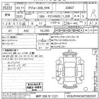 Peugeot 208 лот № 25222 оценка R  с аукциона в Японии 10