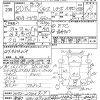 Honda VAMOS лот № 235 оценка R  с аукциона в Японии 7