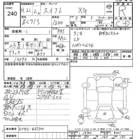 Suzuki SWIFT лот № 240 оценка R  с аукциона в Японии 7