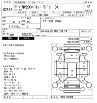 Nissan NV200 лот № 2583 оценка RA  с аукциона в Японии 6