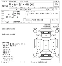 Nissan SERENA лот № 6258 оценка RA  с аукциона в Японии 5
