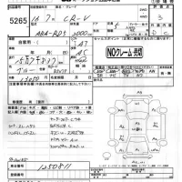 Honda CR-V лот № 5265 оценка 3  с аукциона в Японии 4