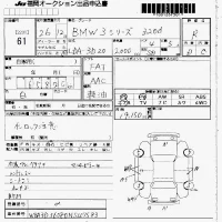 BMW 3-Series лот № 61 оценка R  с аукциона в Японии 7
