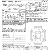 Suzuki ESCUDO лот № 7023 оценка 3.5  с аукциона в Японии 9