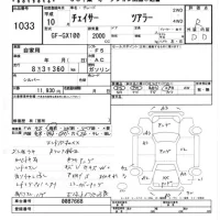 Toyota CHASER лот № 1033 оценка R  с аукциона в Японии 7