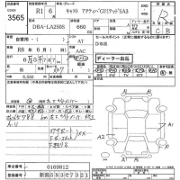 Daihatsu Cast лот № 3565 оценка R  с аукциона в Японии 7