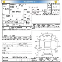 Toyota PASSO лот № 4375 оценка 3.5  с аукциона в Японии 5