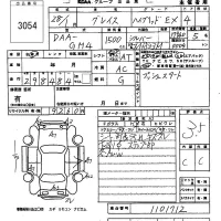 Honda GRACE лот № 3054 оценка 3.5  с аукциона в Японии 6