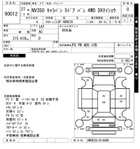 Nissan CARAVAN VAN лот № 90012 оценка 0  с аукциона в Японии 7