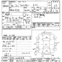 Subaru FORESTER лот № 3643 оценка 3.5  с аукциона в Японии 7